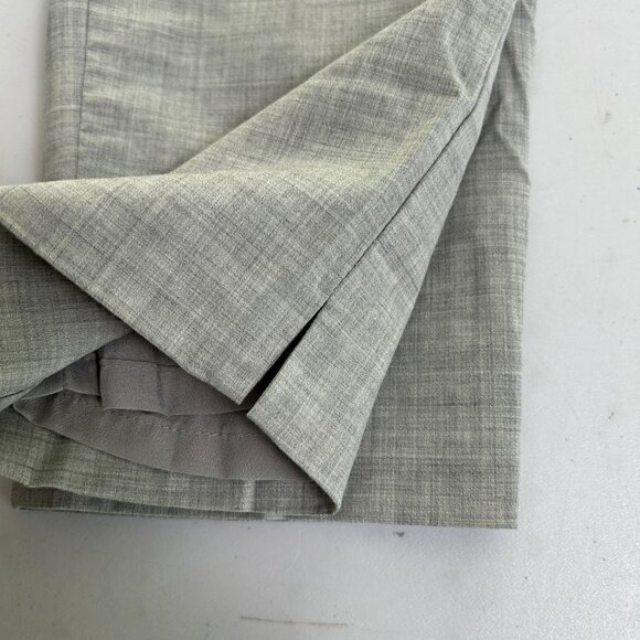 J Crew Harlow Pull On Pants Womens 8 Gray Wool Blend Lined Elastic Waist B5604 - Picture 16 of 16